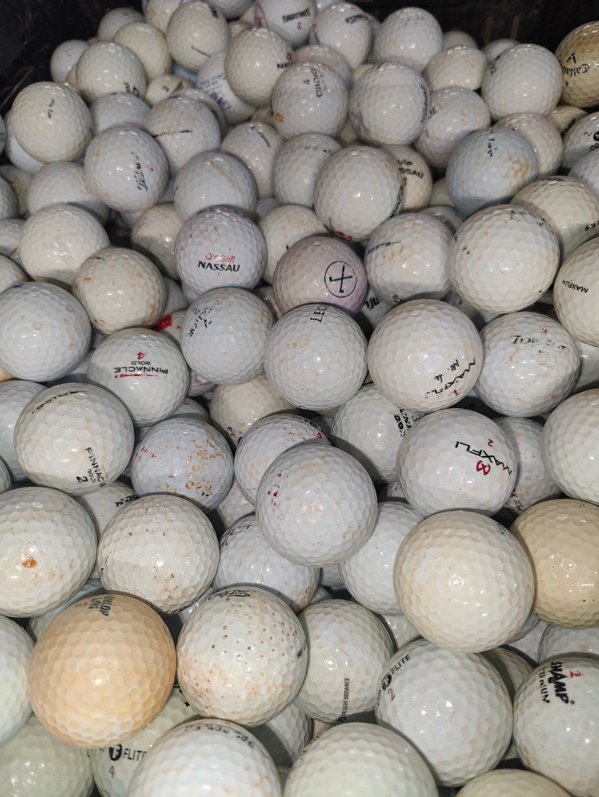 gebruikte golfballen mix 100 stuks, Sport en Fitness, Ophalen of Verzenden