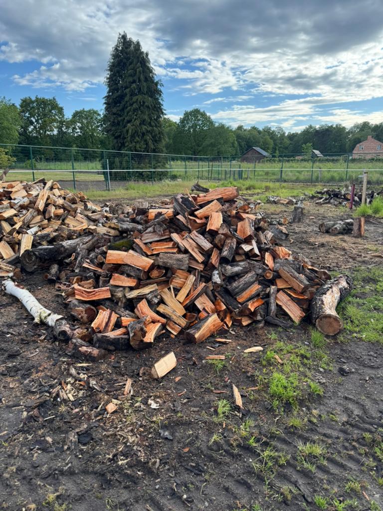 Stookhout vogelkers, Tuin en Terras, Brandhout, 3 tot 6 m³, Ophalen