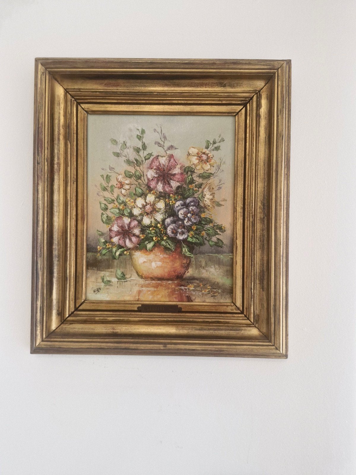 Schilderij, Ophalen, Bloemen