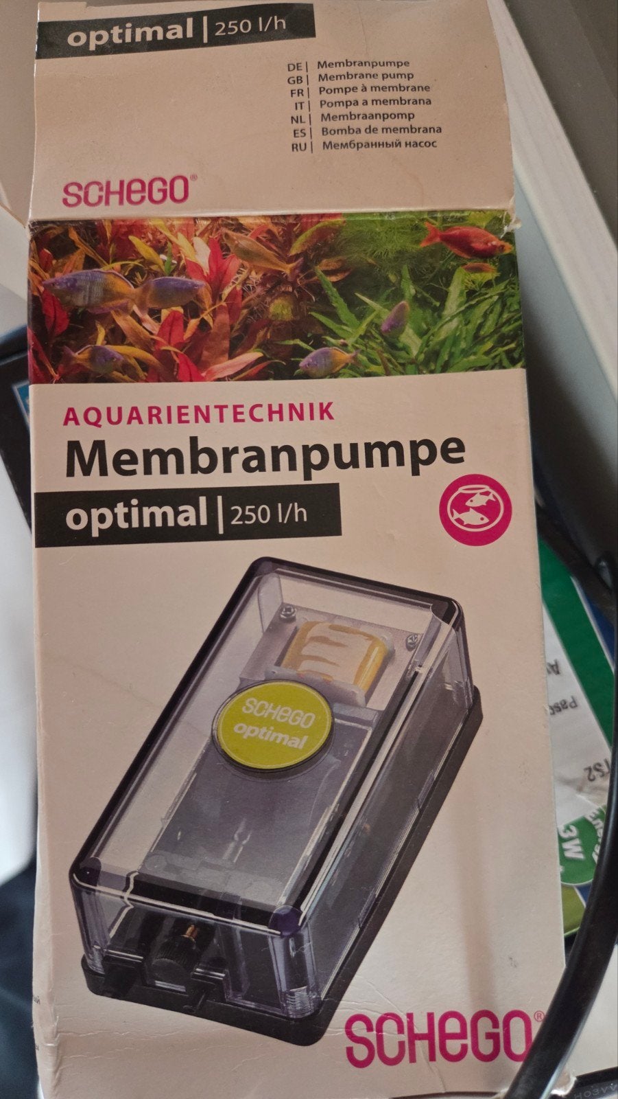 Pompe oxygène Aquarium, Enlèvement