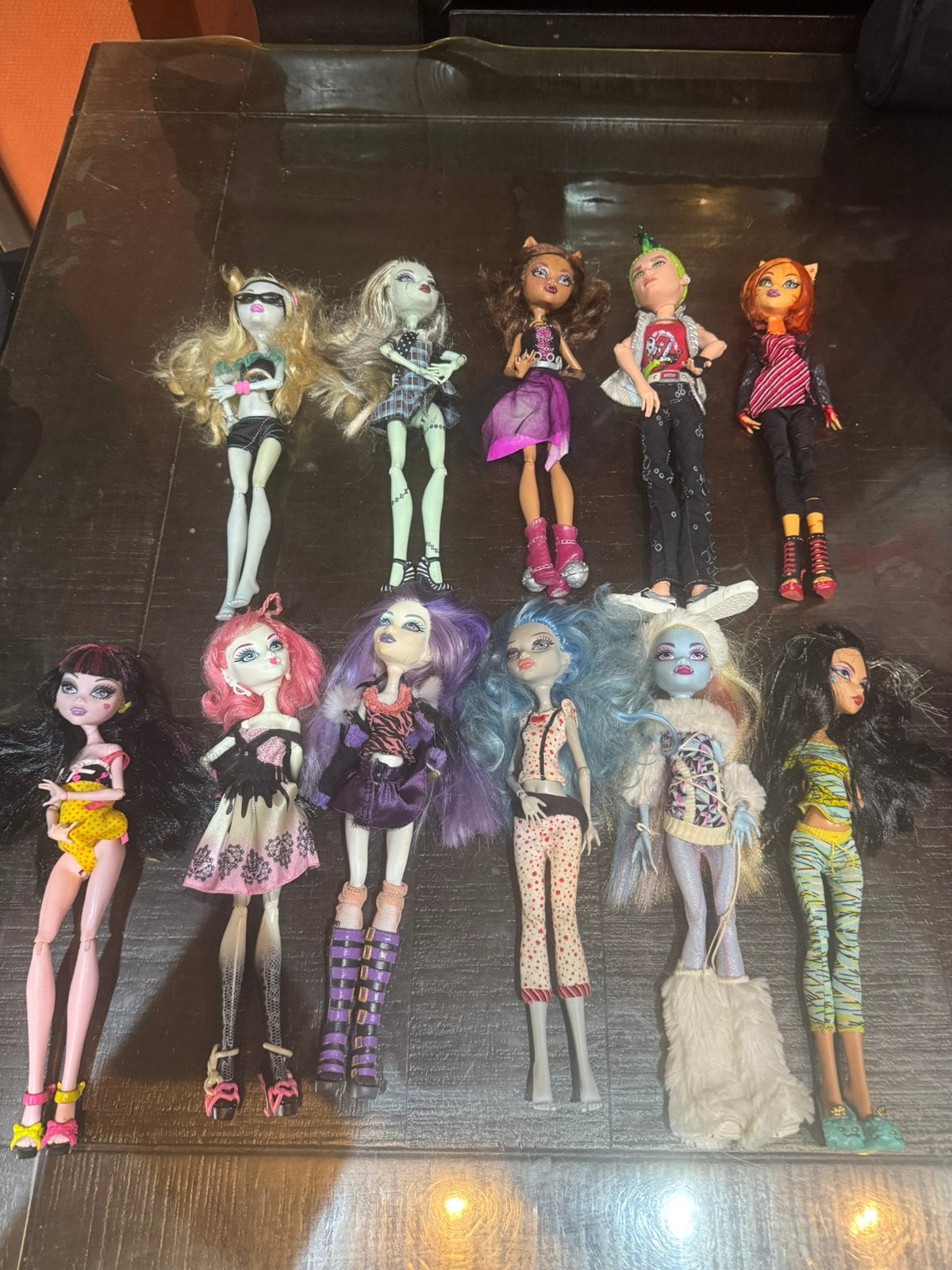 Monster High G1 collectie 11 originele vintage poppen Mattel, Ophalen, Gebruikt, Accessoires