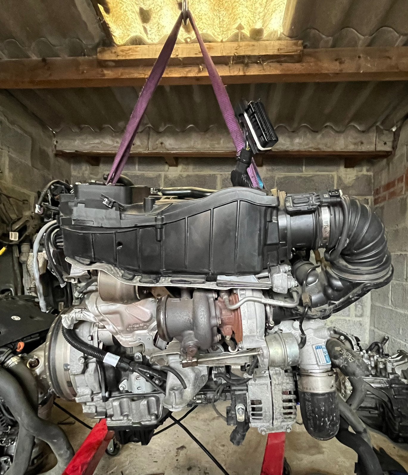 Mercedes 2.2 CDI 170 pk OM651.921-motor — Klasse C 220d, Ophalen, Mercedes-Benz