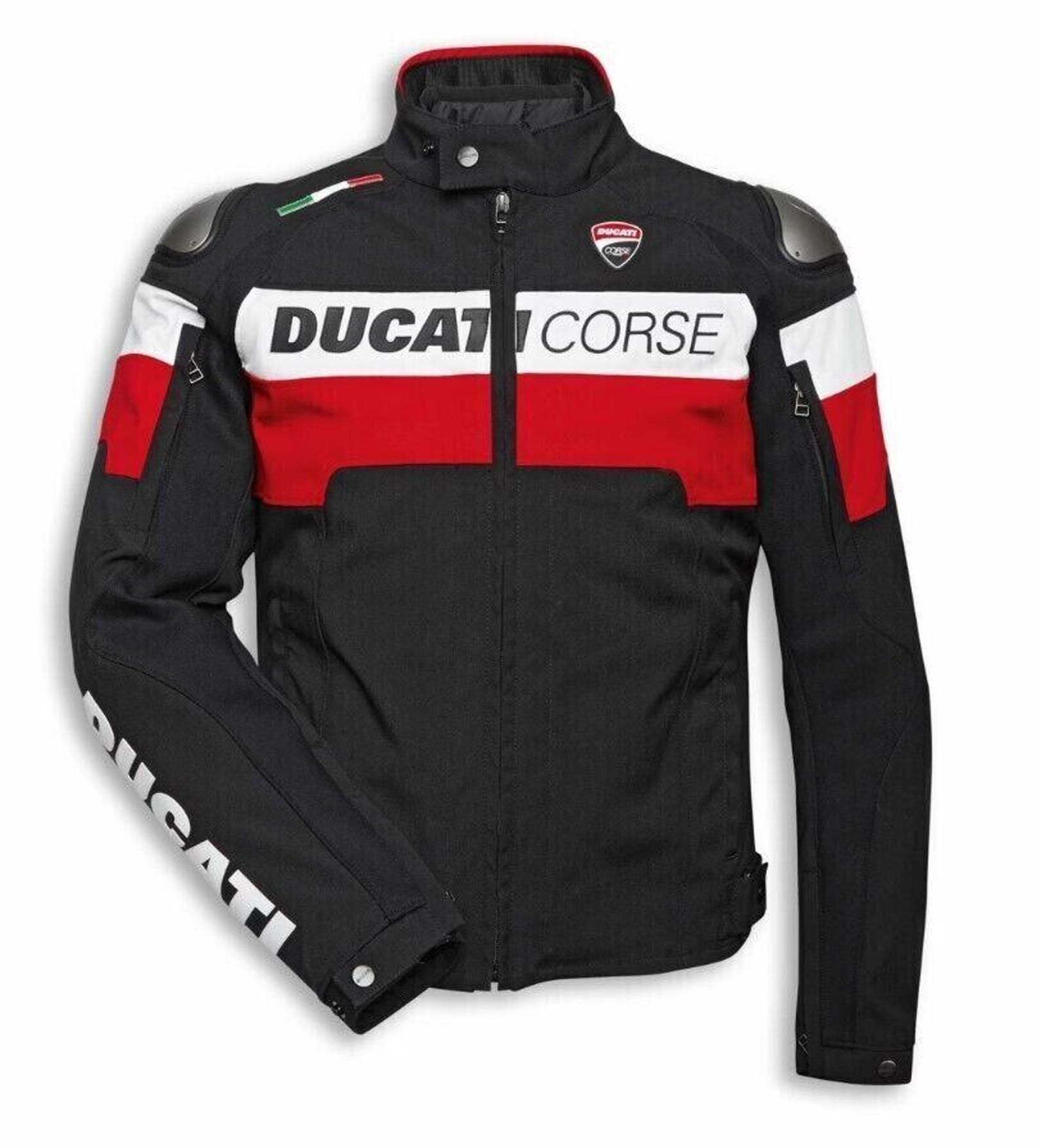 Veste DUCATI CORSE TEX C5 taille 58, Motos, Enlèvement ou Envoi, Seconde main, Hommes, Manteau | tissu