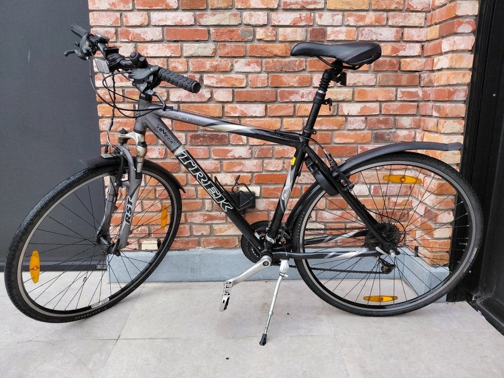 Stadsfiets Trek, Fietsen en Brommers, Gebruikt, Velgrem, Versnellingen, 49 tot 53 cm