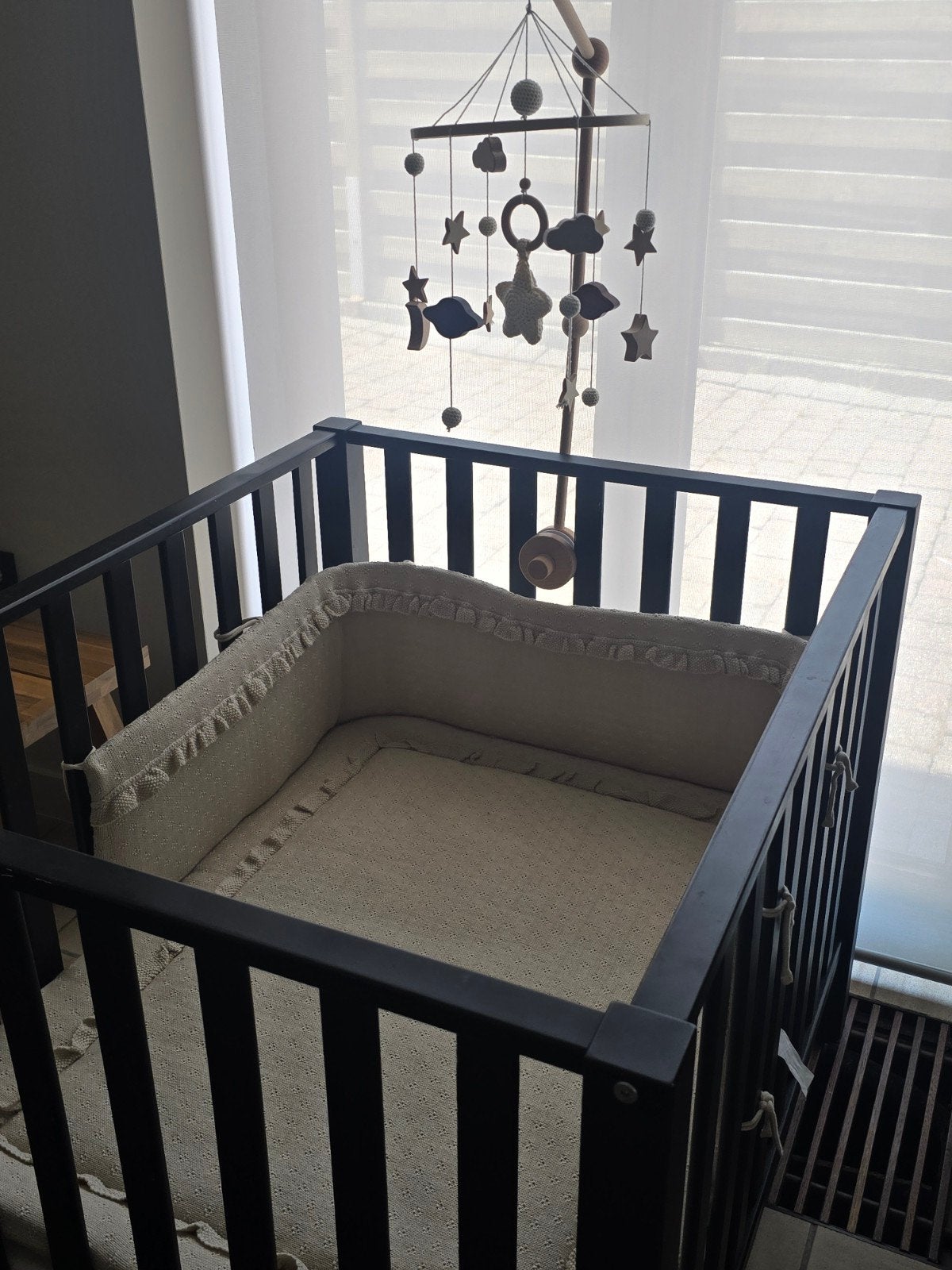 Park met bekleding, samen of apart, Kinderen en Baby's, Babyparken, Ophalen, Zo goed als nieuw, Rechthoekig, Boxkleed