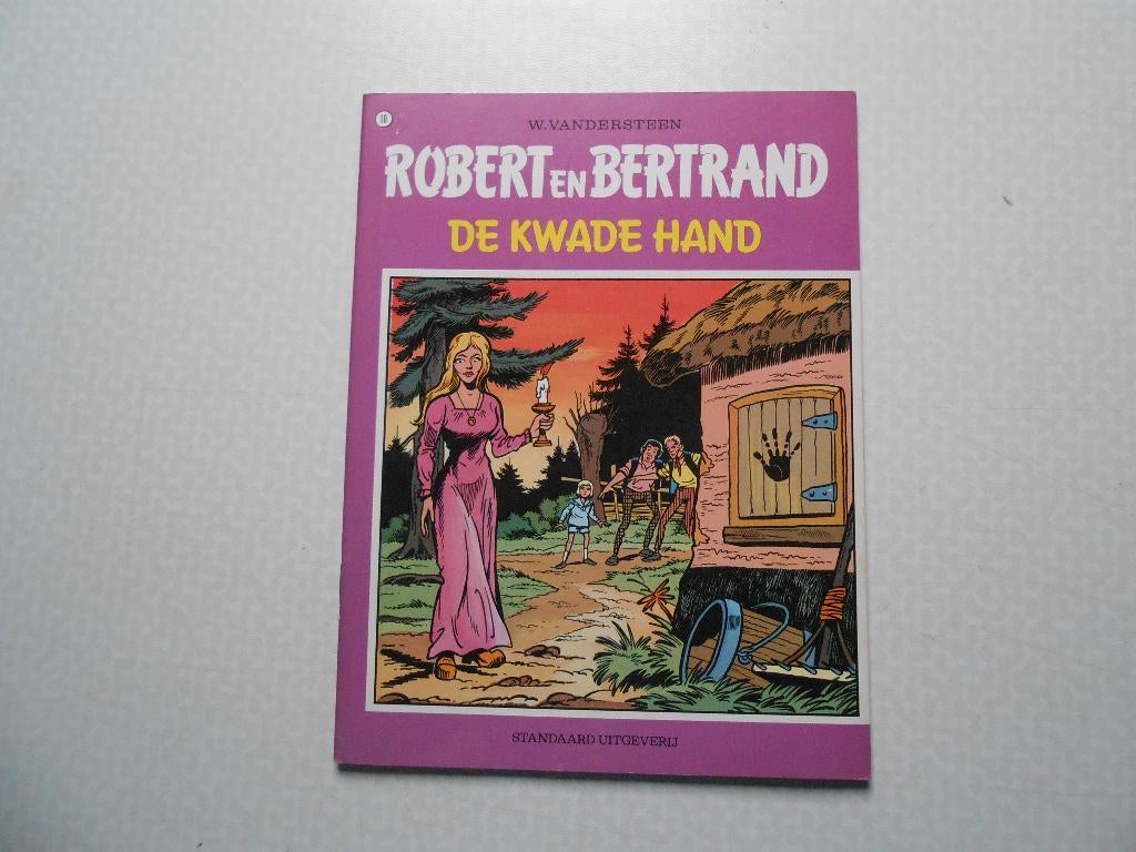 Robert en Bertrand 10 De kwade hand 1975 1 ste druk., Boeken, Willy Vandersteen, Eén stripboek, Nieuw, Ophalen of Verzenden