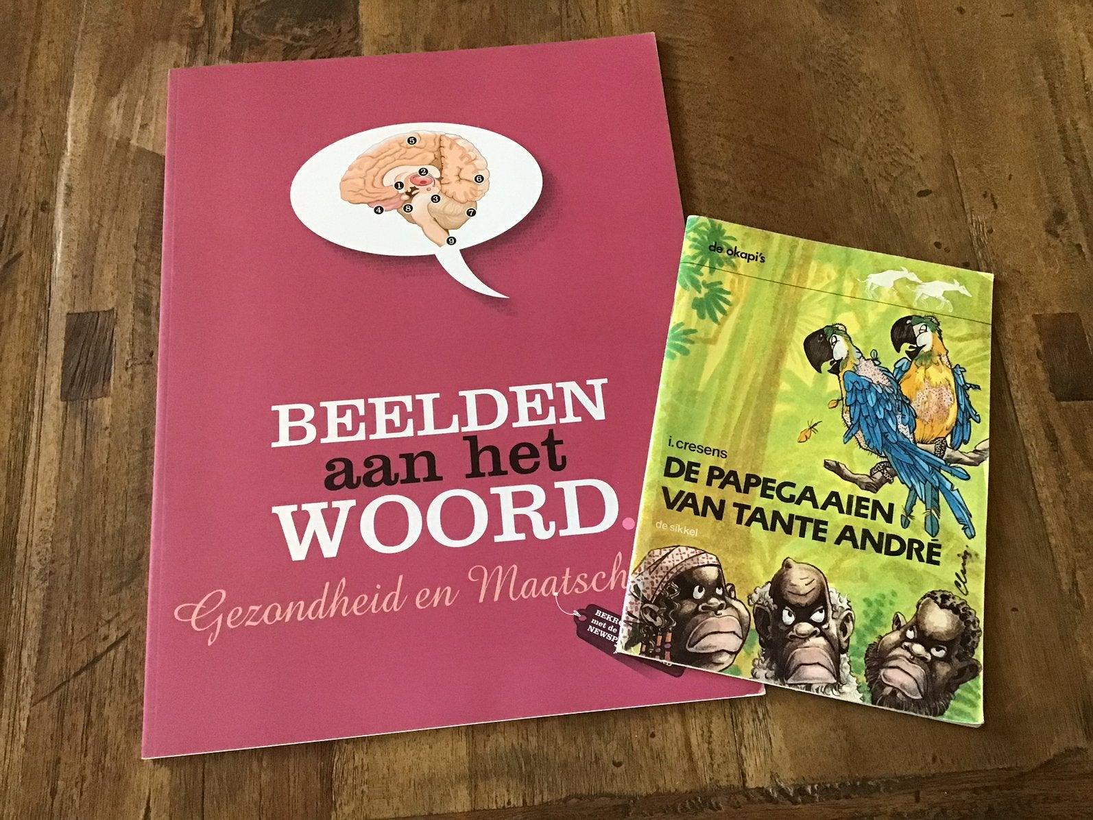 Gezondheid en maatschappij + de papegaaien van tante André, Boeken, Ophalen of Verzenden, Zo goed als nieuw