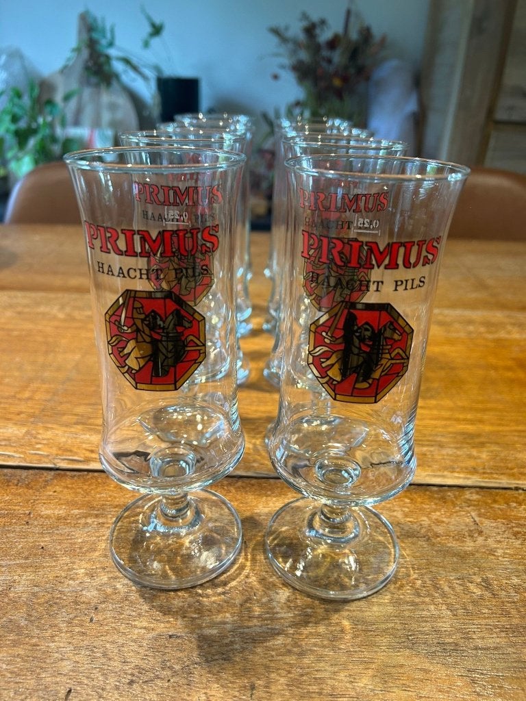 Primus glazen, Verzamelen, Ophalen, Nieuw, Bierglas