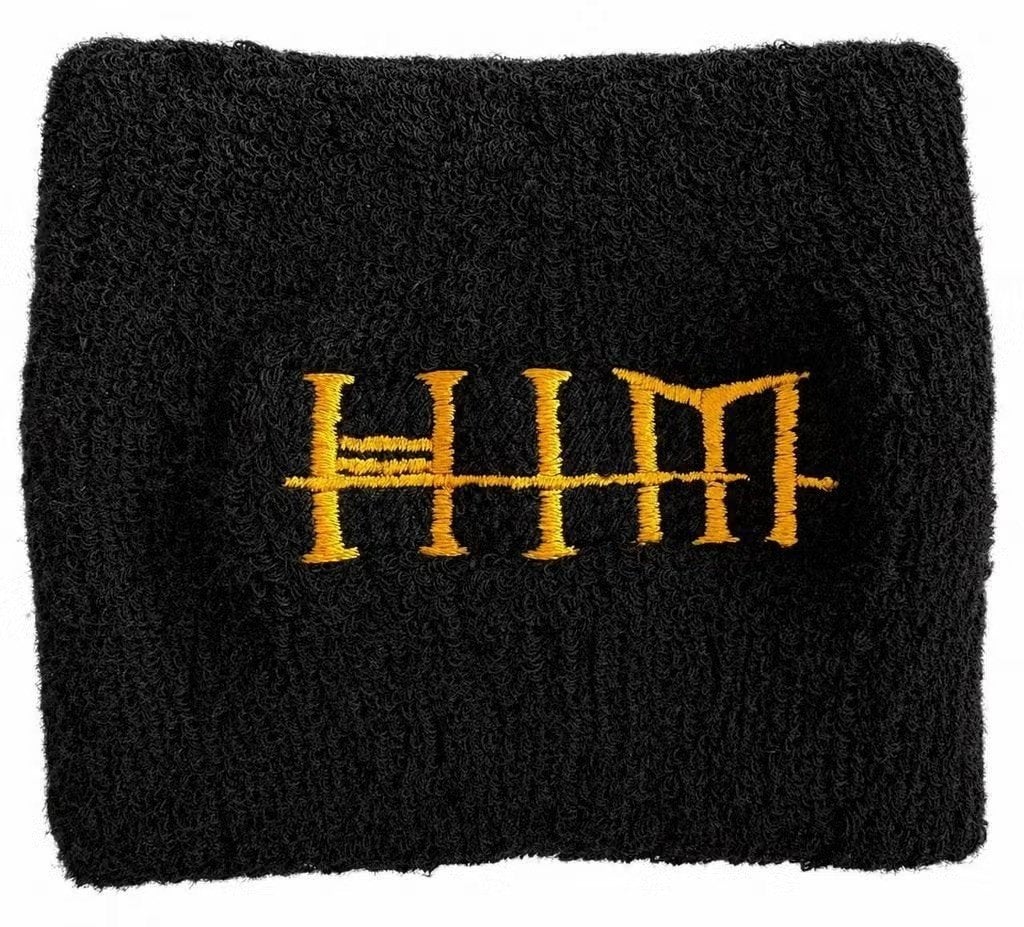 HIM - Logo - wristband zweetbandje officiële merchandise, Ophalen of Verzenden, Nieuw