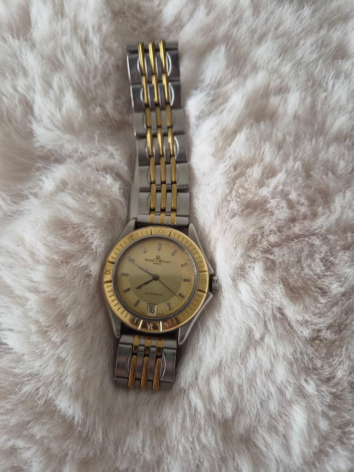 magnifique montre homme baume et mercier montre suisse, Enlèvement ou Envoi, Or, Or