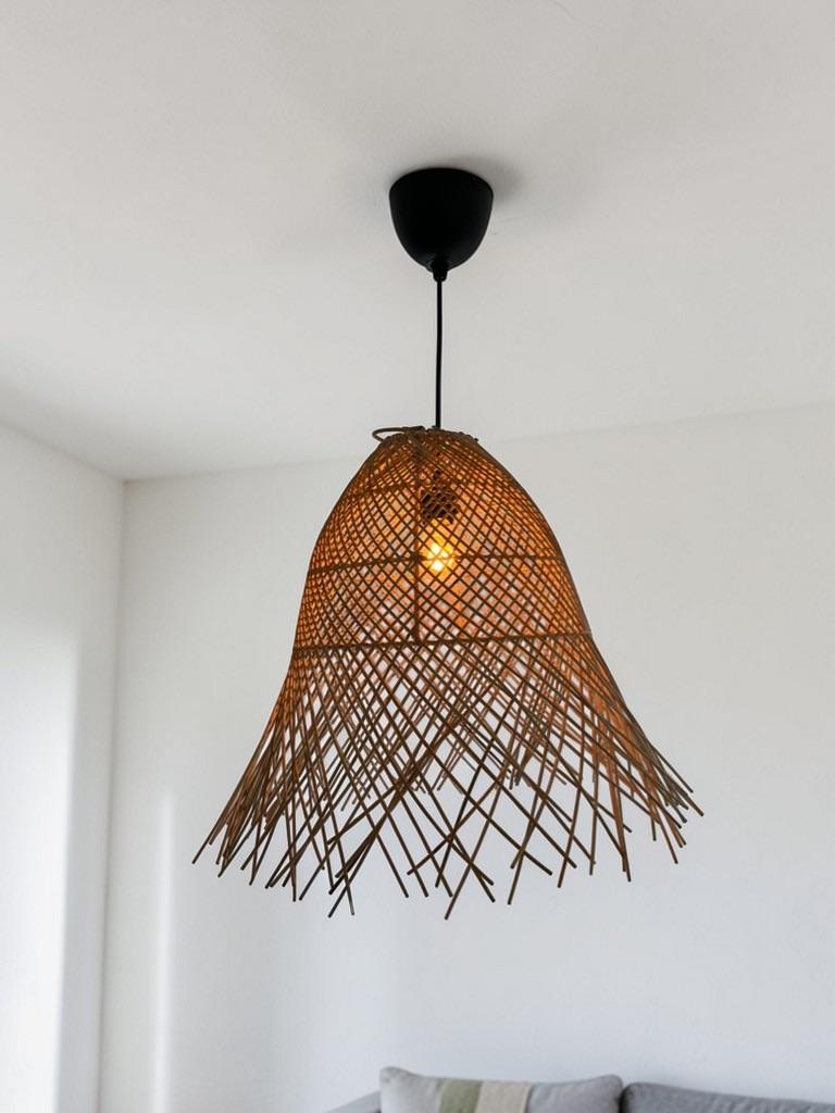 Wabisabi rotan hanglamp / luster, Ophalen