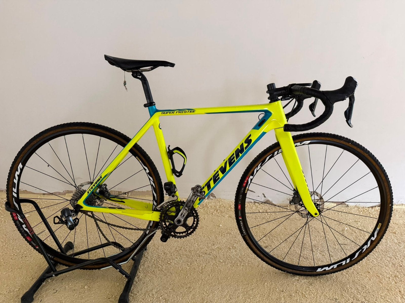 stevens superprestige carbon DI2 Disc met werk, Enlèvement, Carbone