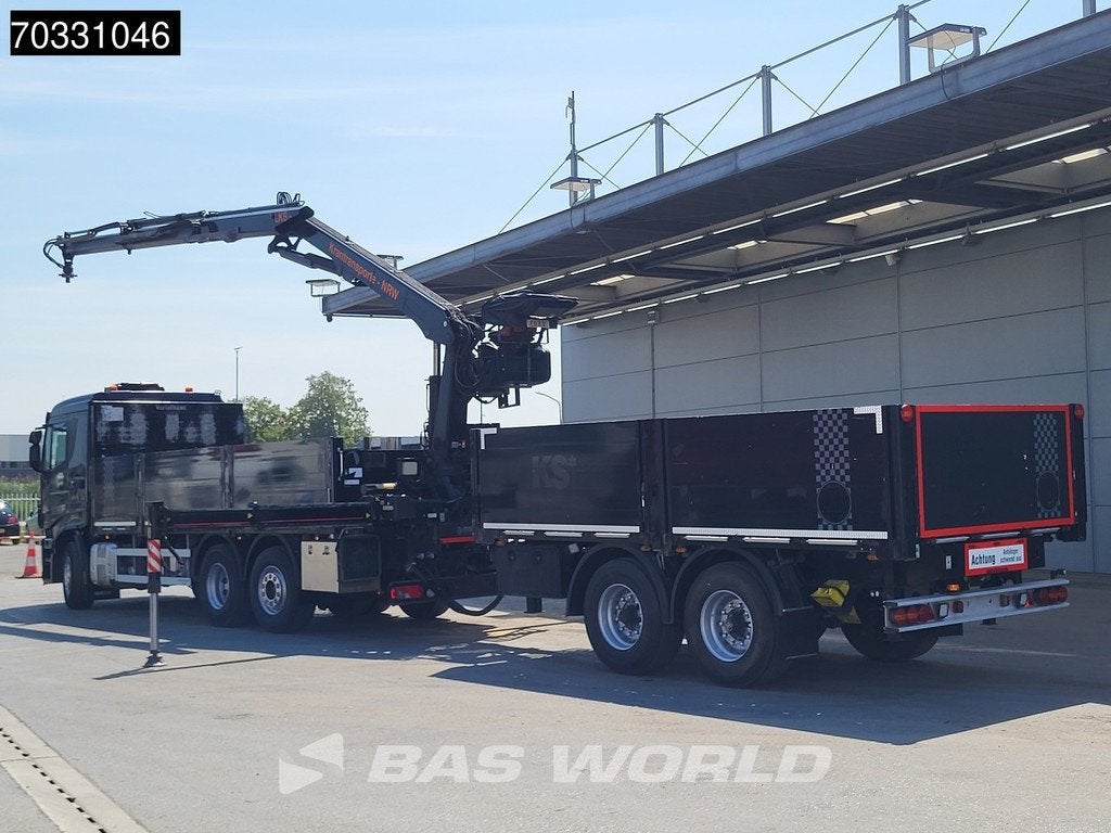 Iveco X-Way X-Way 570 6X2 Full Combi Fassi Crane Euro 6, Auto's, Vrachtwagens, Automaat, Stof, Euro 6, Iveco