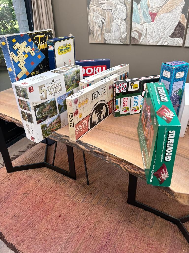 Gezelschapsspelen, Hobby en Vrije tijd, Ophalen, Gebruikt