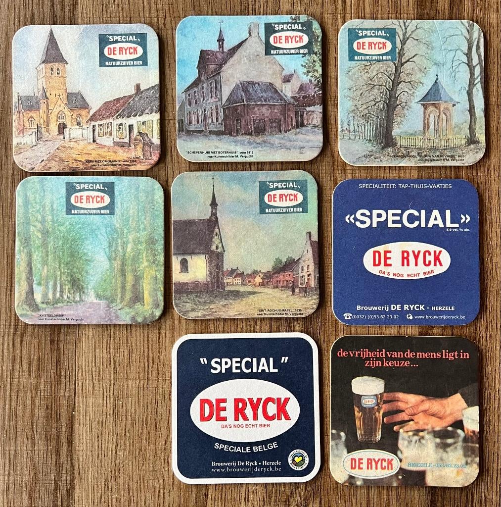 Bierviltjes - Special DE RYCK 4, Ophalen of Verzenden, Gebruikt, Viltje(s), Overige merken