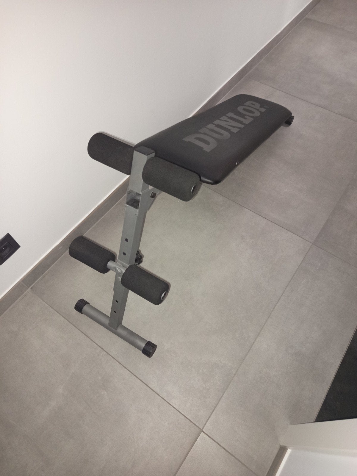 OPVOUWBARE BUIKSPIEREN BANK DUNLOP, Sport en Fitness, Ophalen, Gebruikt, Buik, Fitnessbank