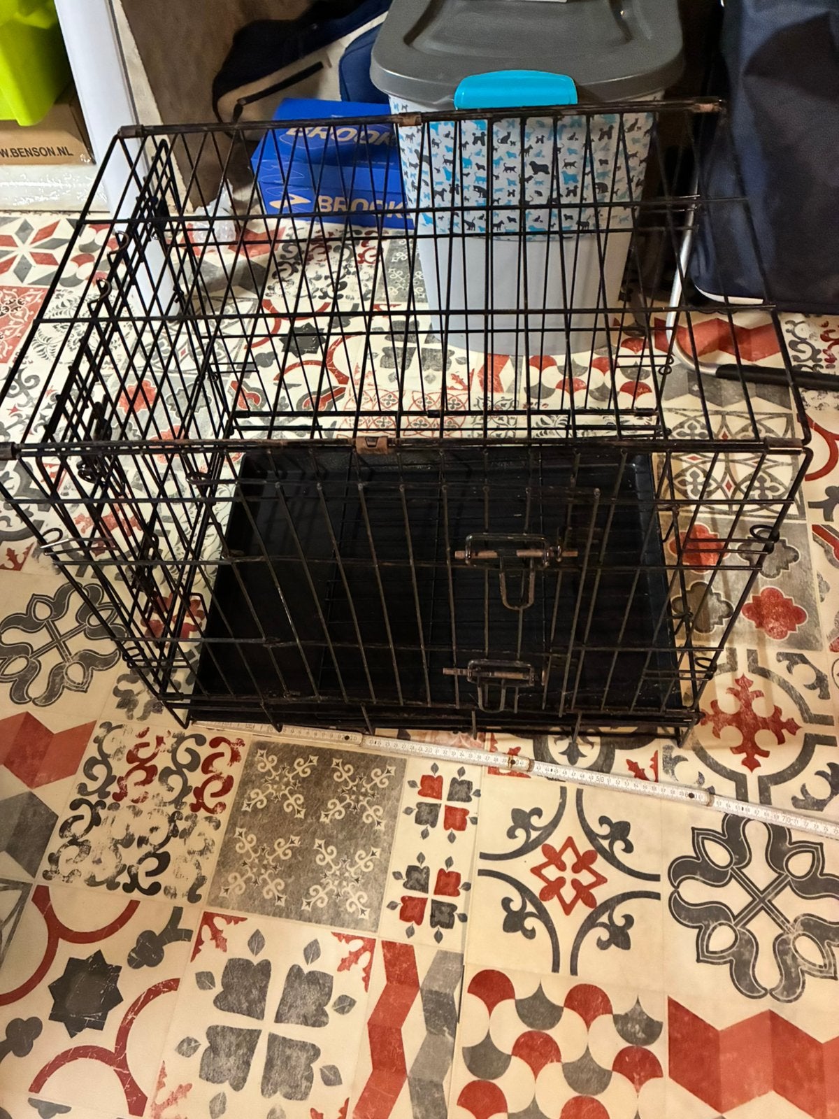Bench voor kleine hond, Dieren en Toebehoren, Hondenhokken, Ophalen, Hondenkennel, Gebruikt, Minder dan 65 cm