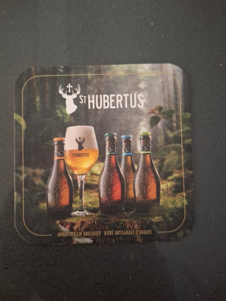 Bierviltje St-Hubertus, Enlèvement ou Envoi, Neuf, Sous-bock, Autres marques