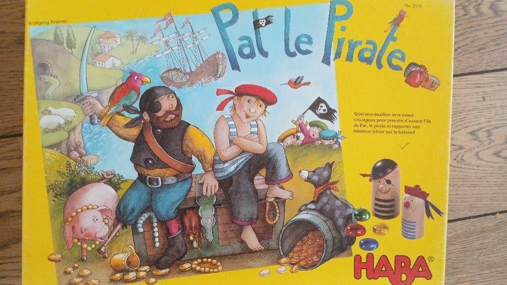 Jeu Haba Pat le pirate, Ophalen, Gebruikt, Haba