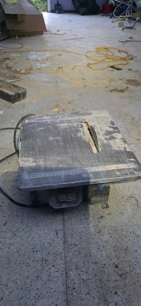 Tegelzaag, 600 à 1200 watts, Enlèvement ou Envoi, Moins de 30 mm, Utilisé