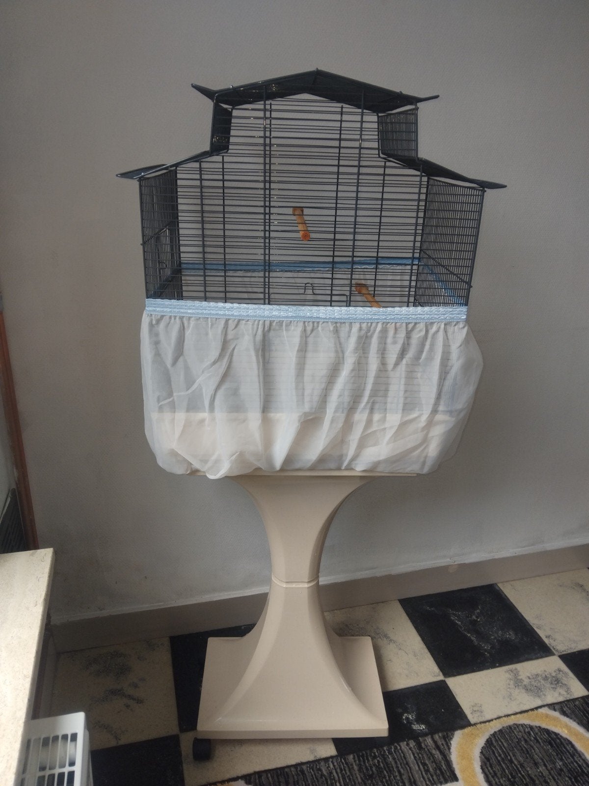 Vogel kooi, Enlèvement