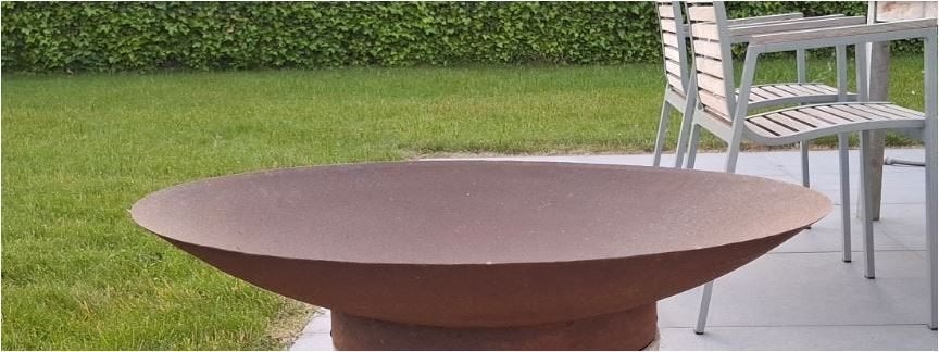 Brasero en acier Corten Nouveau !! , Enlèvement ou Envoi, Comme neuf