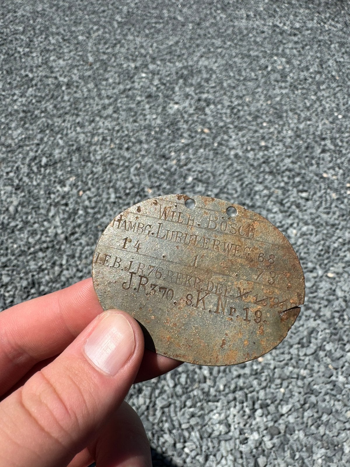 Plaque signalétique allemande Wo1 BATTLE OF VERDUN !, Collections, Enlèvement ou Envoi