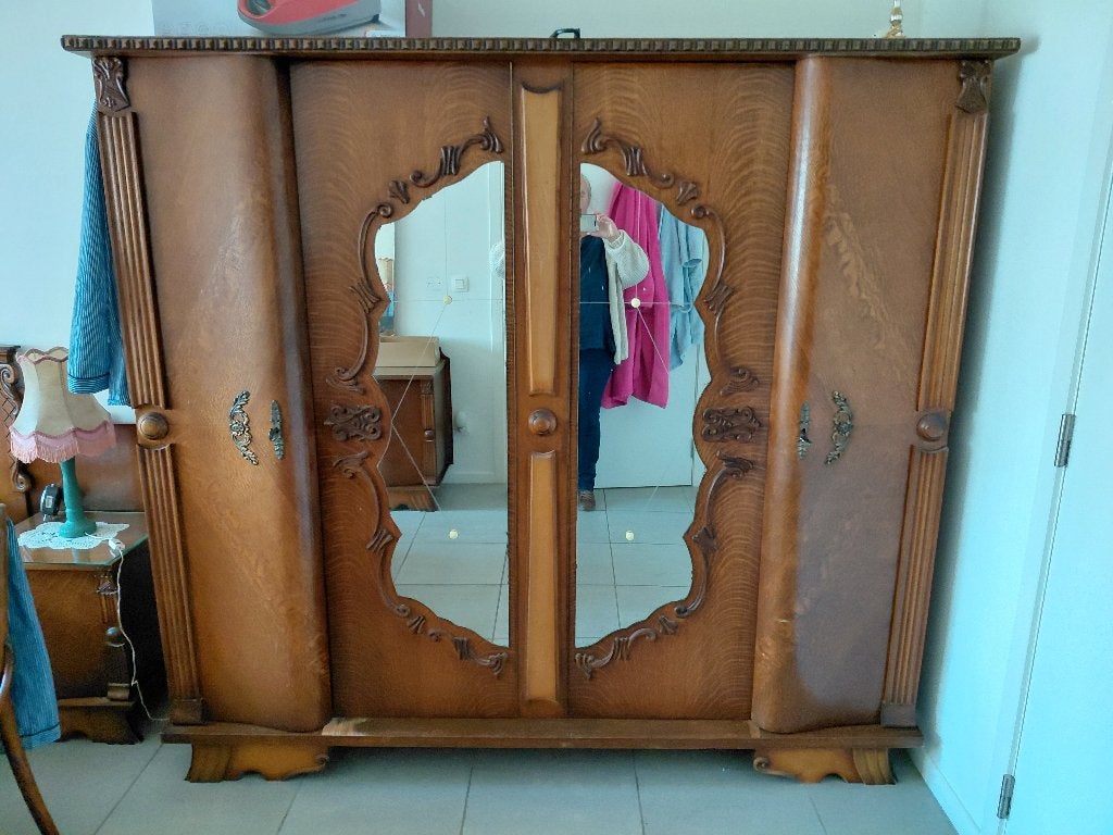 kleerkast, Huis en Inrichting, Ophalen, Gebruikt, Met plank(en), 200 cm of meer