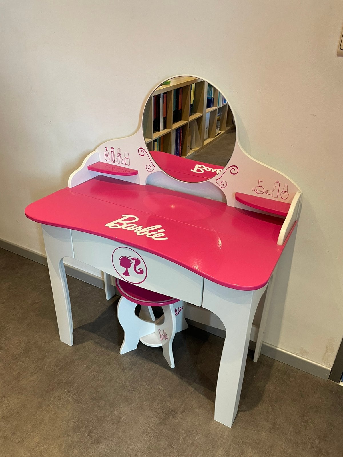 Coiffeuse barbie, Moins de 100 cm, Enlèvement, Utilisé, 50 à 100 cm
