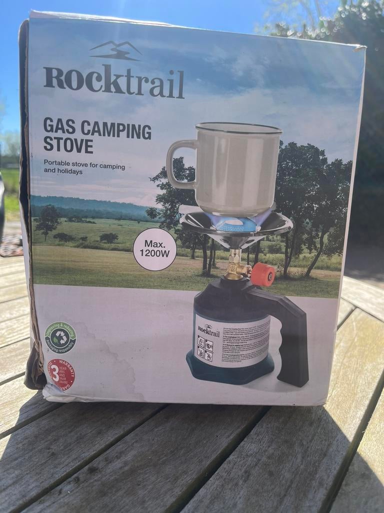 Rocktrail camping kooktoestel, Caravans en Kamperen, Ophalen, Zo goed als nieuw