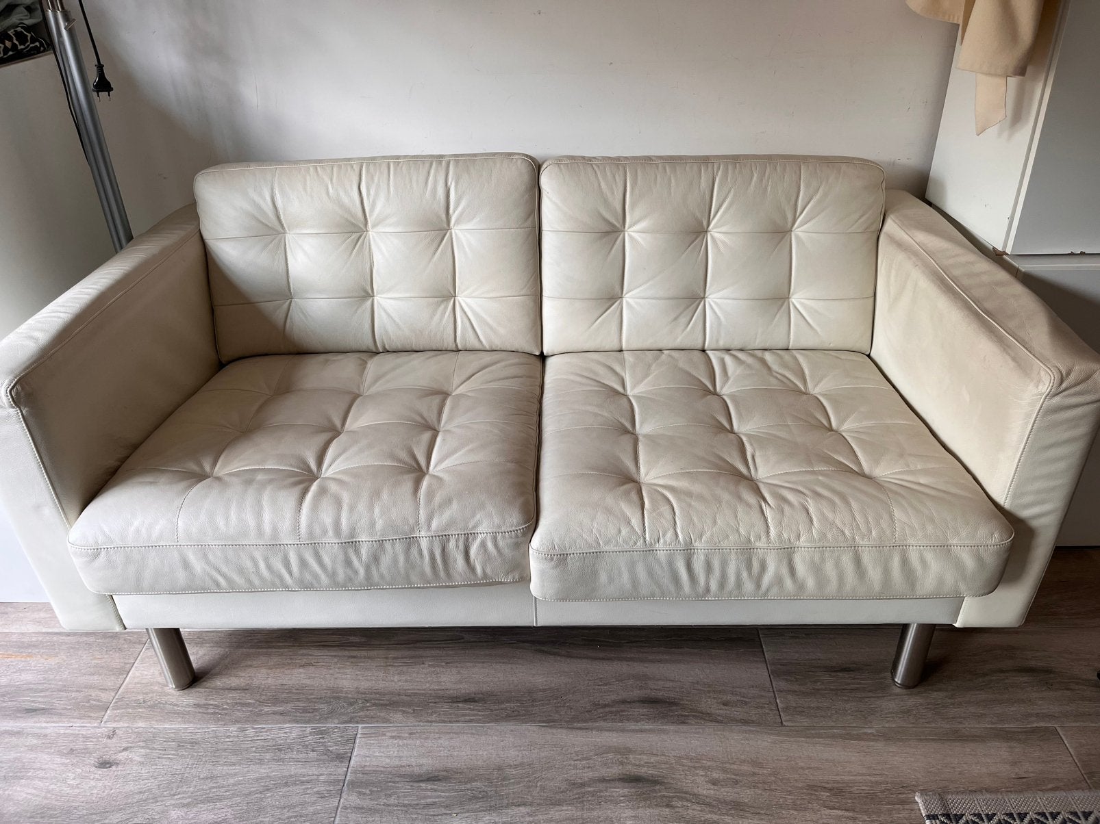 Bank 2 personen, Huis en Inrichting, Ophalen, Kunststof, Gebruikt, 150 tot 200 cm