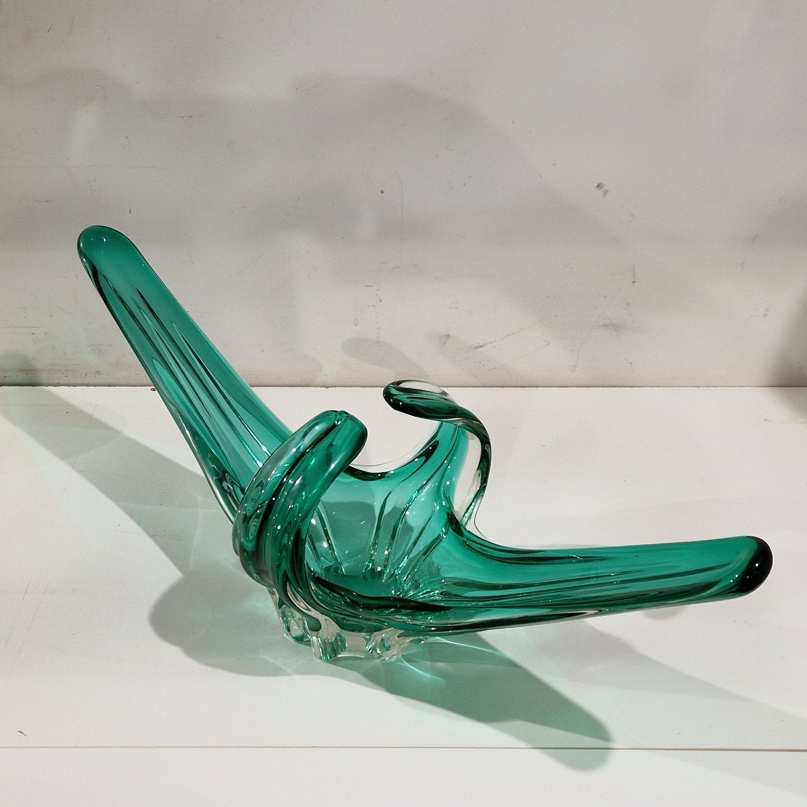 Fratelli Toso - Venetiaans Murano schaal fruitschaal kristal, Antiek en Kunst, Antiek | Glaswerk en Kristal, Ophalen of Verzenden