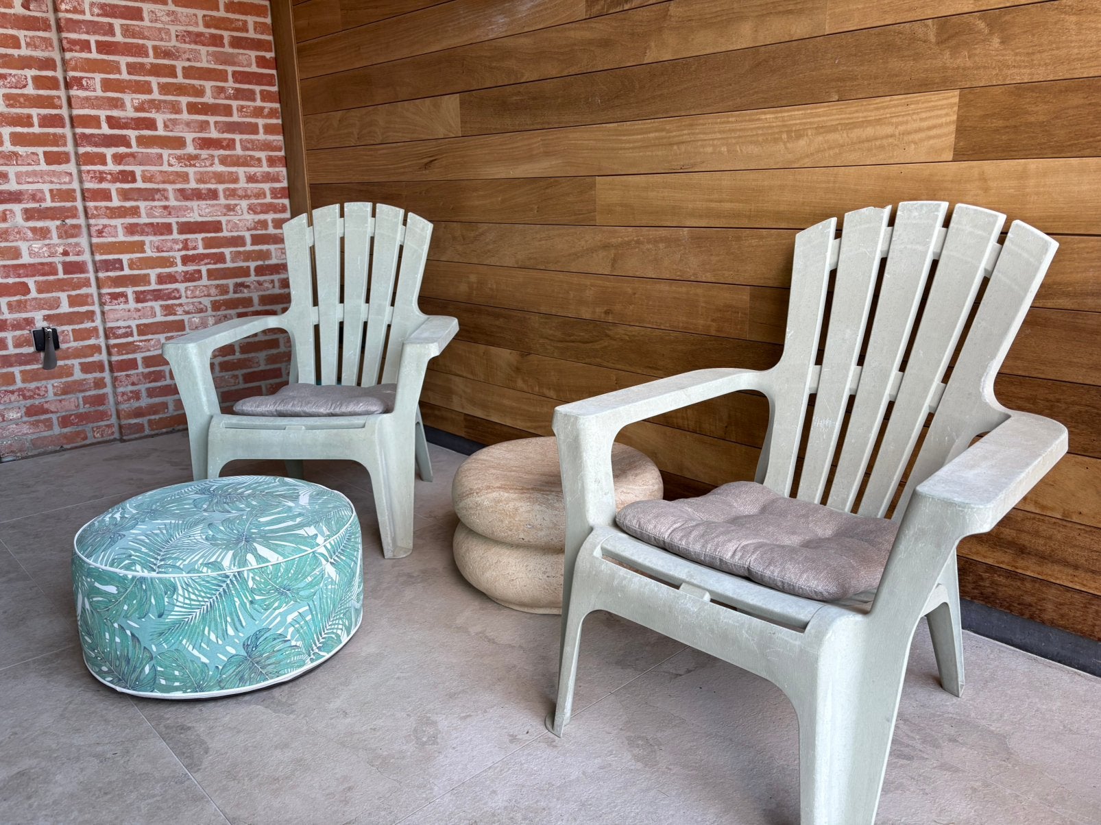 GRATIS 2 comfortabele tuinstoelen, Tuin en Terras, Ophalen, Gebruikt