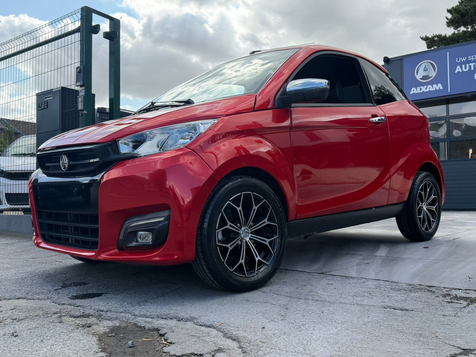 Aixam coupe premium superluxe bj 2021, Auto's, Aixam, Leder, Diesel, 6 kW, Te koop