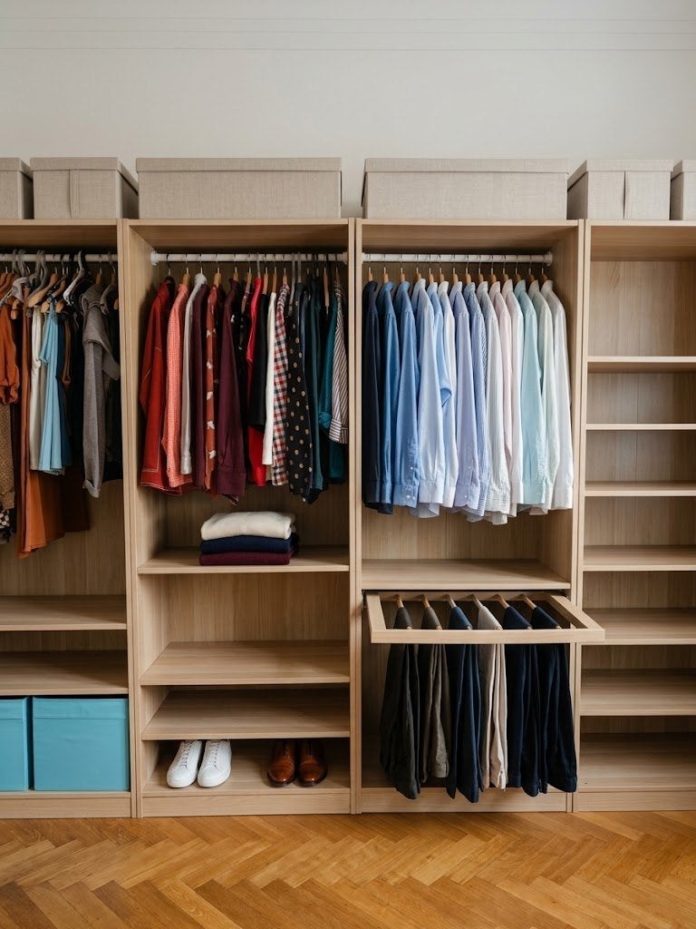 Dressing Modulaire IKEA PAX, Maison & Meubles, Finition Effet Chêne Blanc, Comme neuf, Enlèvement, 50 à 75 cm