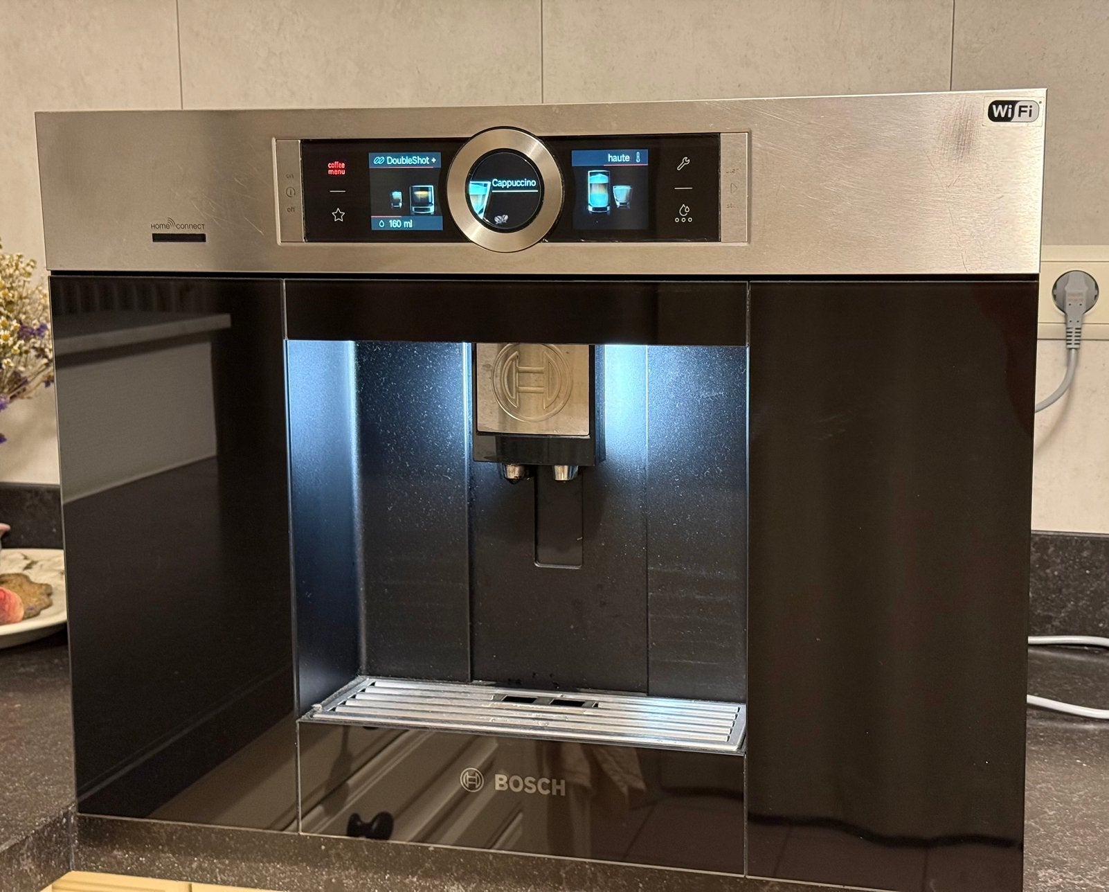 Machine à café encastrable Bosch Home connect, Enlèvement, Utilisé