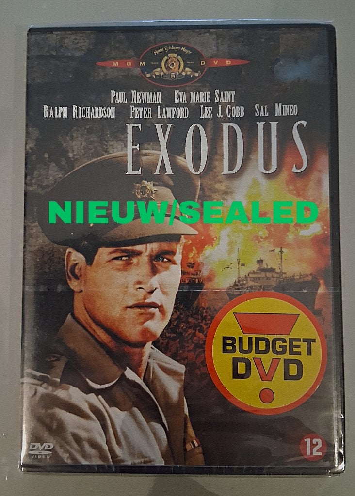 ZELDZAAM SPLINTERNIEUW IN FOLIE:Exodus(oorlogsfilm)AANRADER, CD & DVD, Enlèvement ou Envoi, Neuf, dans son emballage, Guerre