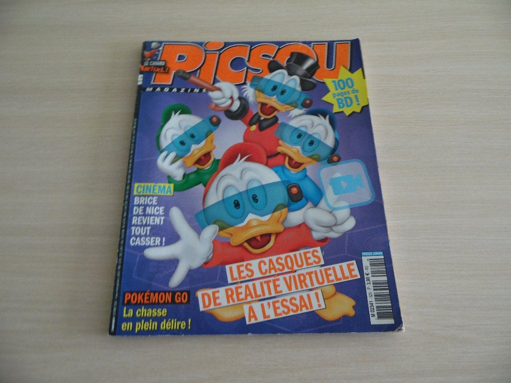 PICSOU MAGAZINE N°525, Enlèvement ou Envoi, Comme neuf, WALT DISNEY, Une BD
