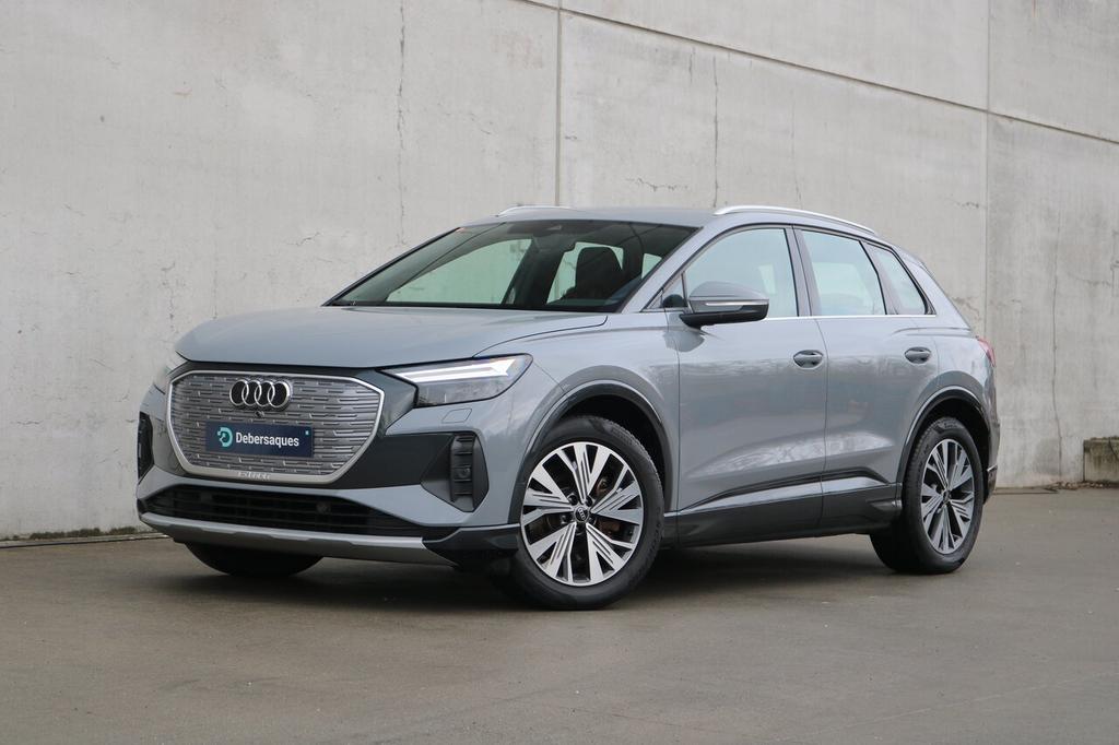Audi Q4 e-tron 40 APP PSENS+ CAM LEDER, Auto's, Audi, Zwart, 0 kg, Parkeersensor, Q4 e-tron