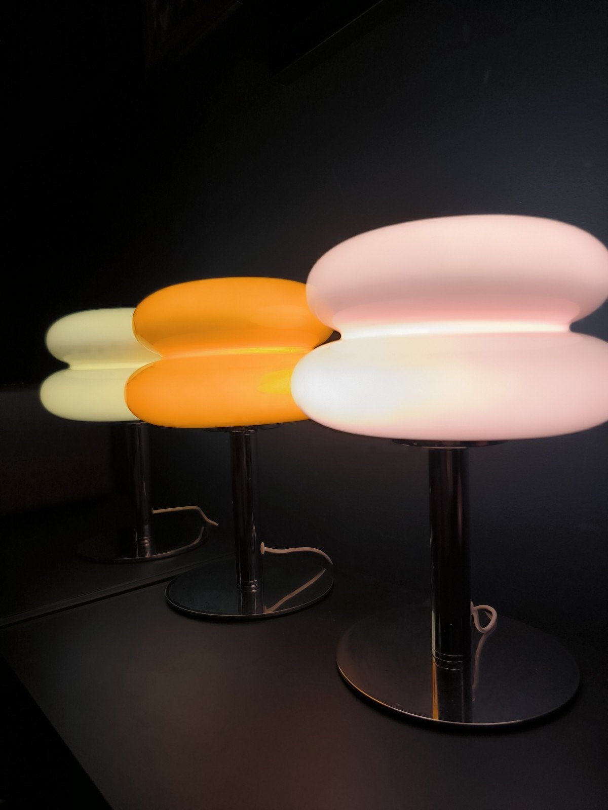 3 lampes à macarons (3 couleurs différentes), Enlèvement ou Envoi