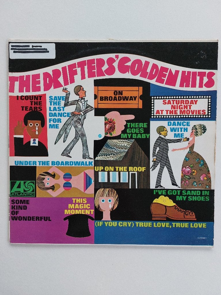 The Drifters - Golden Hits (1973), LP, Gebruikt, Funk, Ophalen of Verzenden