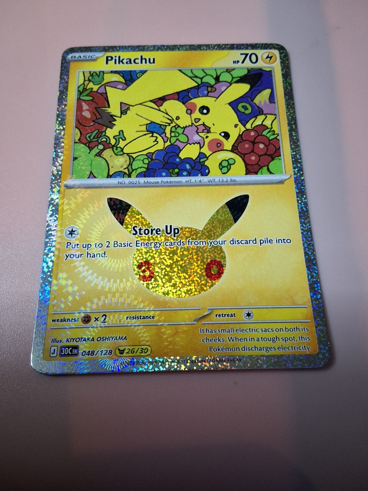 Pikachu 048/128, Ophalen