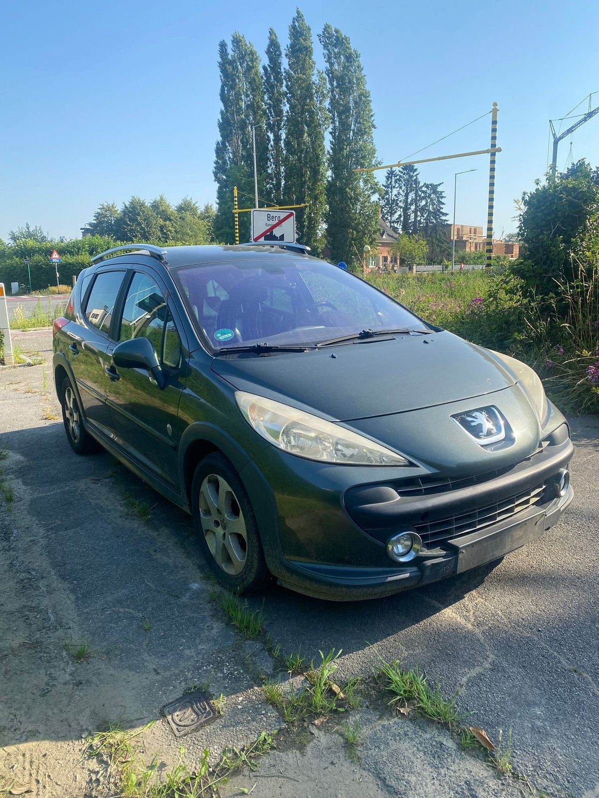 Peugeot 207 SW 2008 euro 4, Auto's, Voorwielaandrijving, 5 deurs, Euro 4, Zilver of Grijs