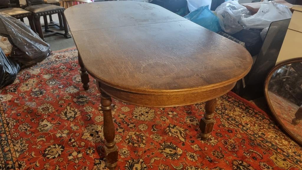 Tafel ovaal verlengbaar, Huis en Inrichting, Tafels | Eettafels, Ophalen, Ovaal