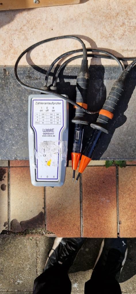 Testeur de compteur électrique WIBRE (Zähleranlaufprüfer), Bricolage & Construction, Enlèvement
