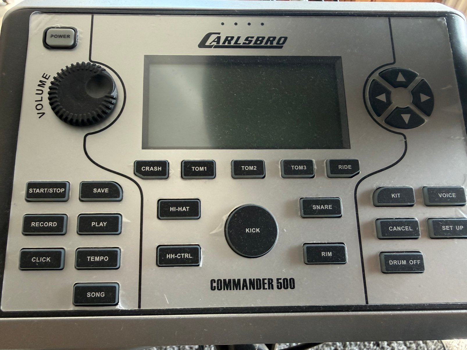 Elektrisch drumstel (Carlsbro CSD500 8-delig - mesh head), Muziek en Instrumenten, Ophalen, Zo goed als nieuw