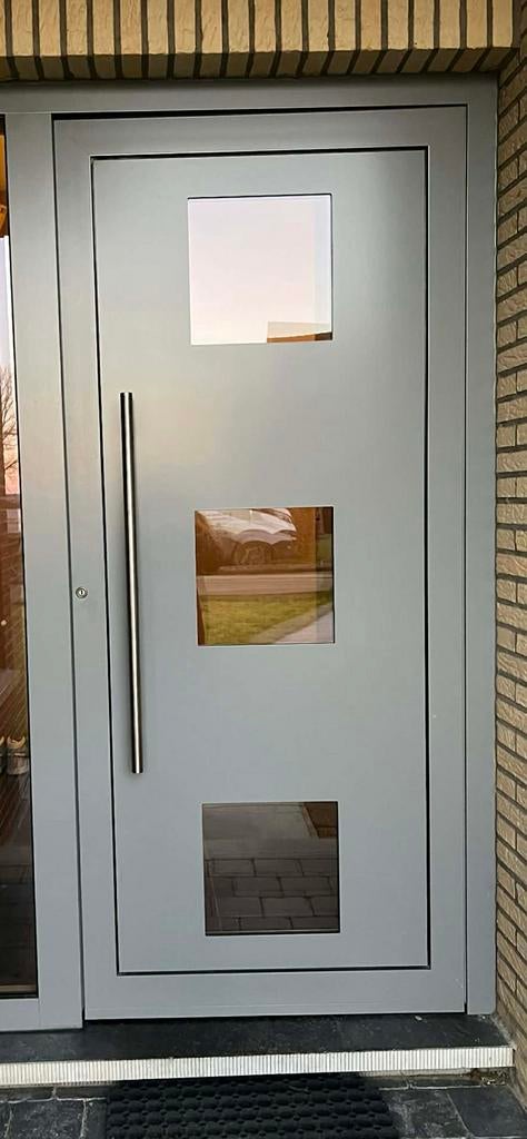 Voordeur te koop, goede staat, Zo goed als nieuw, 150 tot 225 cm, Inclusief glas, Ophalen