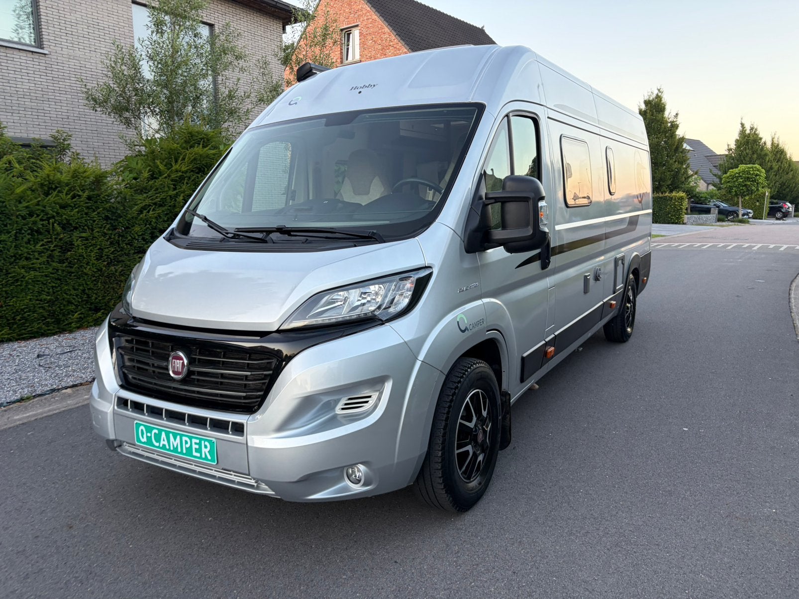 🤩‼️fiat hobby 🤩‼️TWINBEDDEN‼️NIEUWSTAAT‼️, Caravans en Kamperen, Mobilhomes, Fiat, Bedrijf, Airconditioning, Half-integraal