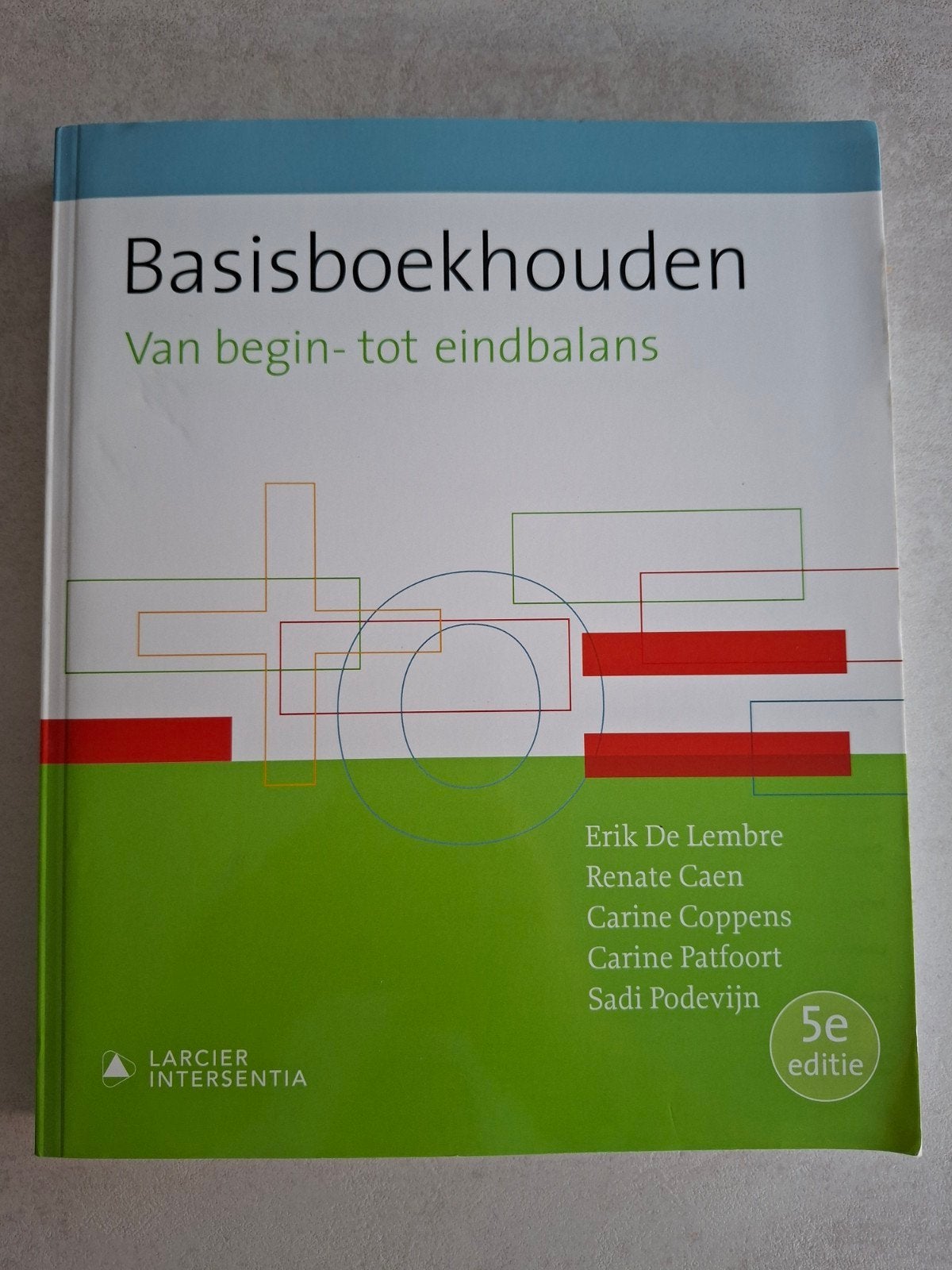 Erik De Lembre - Basisboekhouden (vijfde editie), Boeken, Ophalen, Erik De Lembre; Renate Caen; Carine Coppens; Carine Patfoort;...
