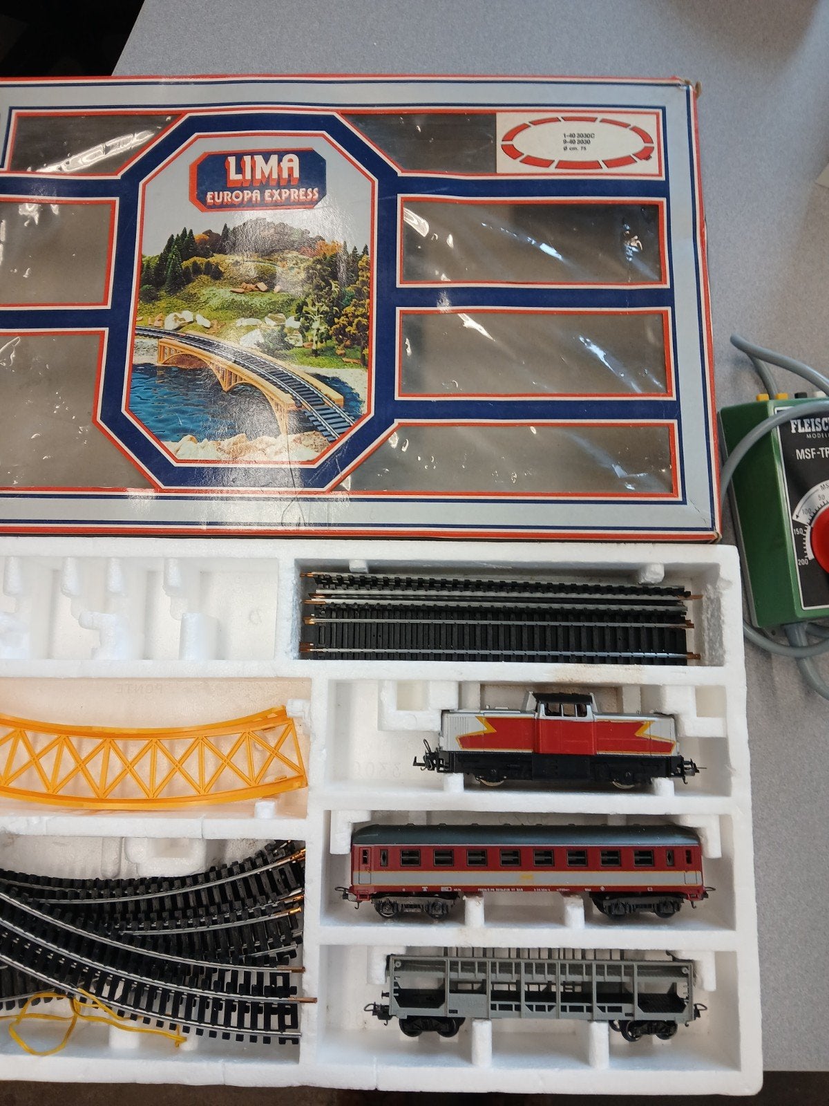 modeltreinen Lima Europa ExpressMerk, Ophalen, Gebruikt, Brug, Tunnel of Gebouw, Lima